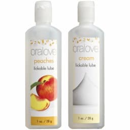 Oralove 2 Pack Lube Peaches & Cream, image 2