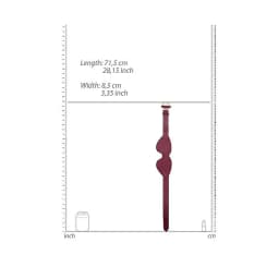 Ouch Halo Eyemask Burgundy - Image 3