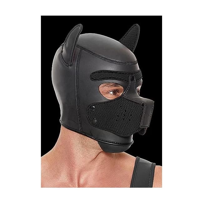 Ouch! Neoprene Puppy Hood - Black - Image 1