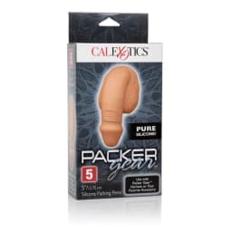 Packer Gear 5in Silicone Penis Tan - Image 3