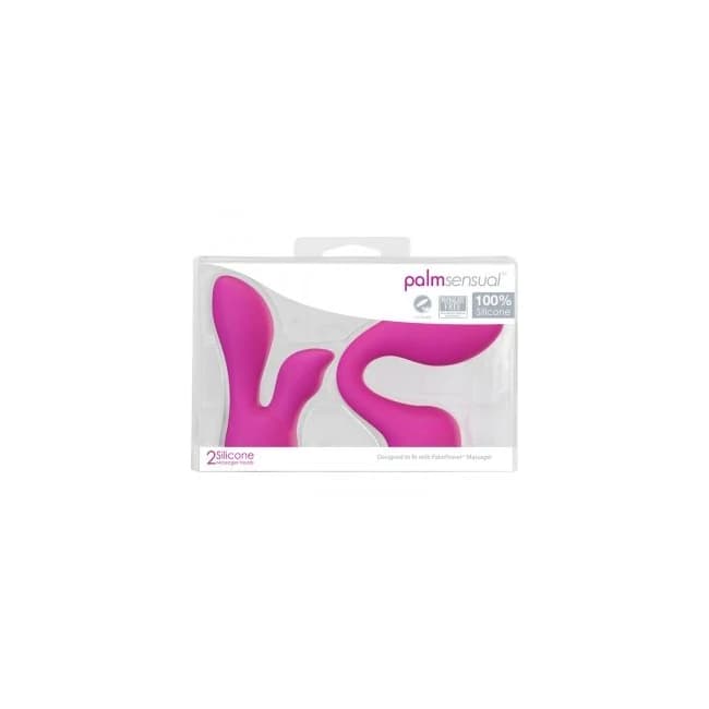 Palm Sensual Accessories 2 Silicone Heads - Image 1