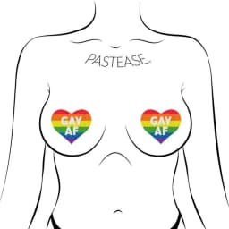 Pastease Glitter Rainbow Gay Af Hearts - Image 2