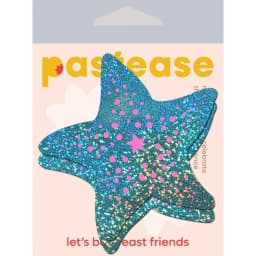 Pastease Twinkling Aqua & Pink Starfish, image 3