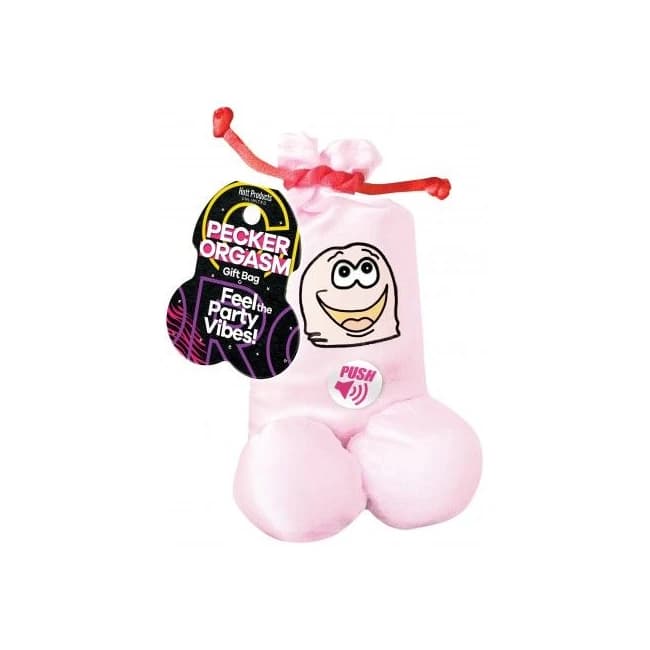 Pecker Orgasm Gift Bag Pink - Image 1