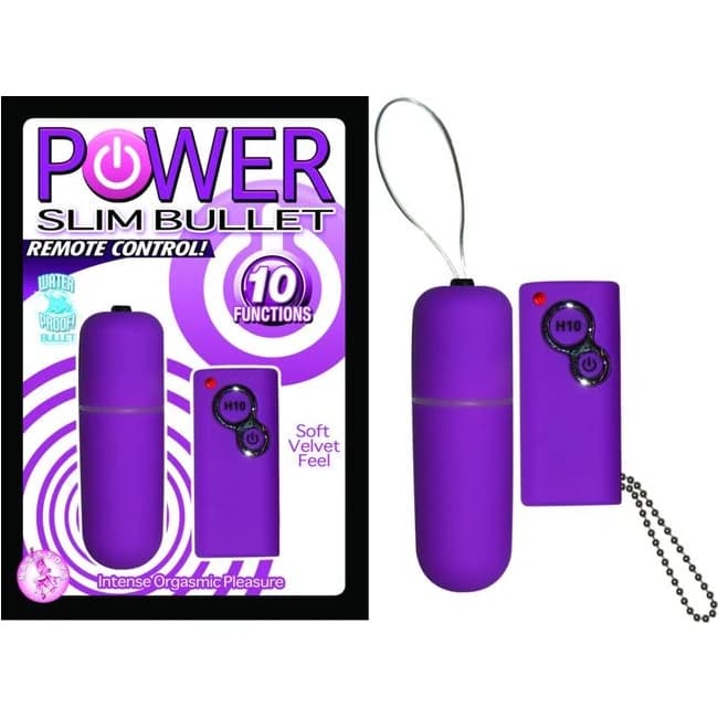 Power Slim Bullet Remote Control Purple - Image 1