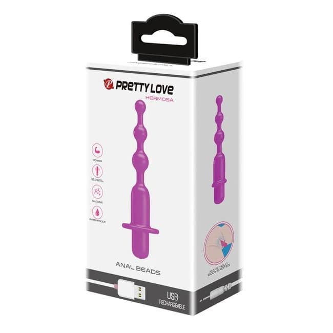 Pretty Love Hermosa Anal Beads Vibrator - Image 1