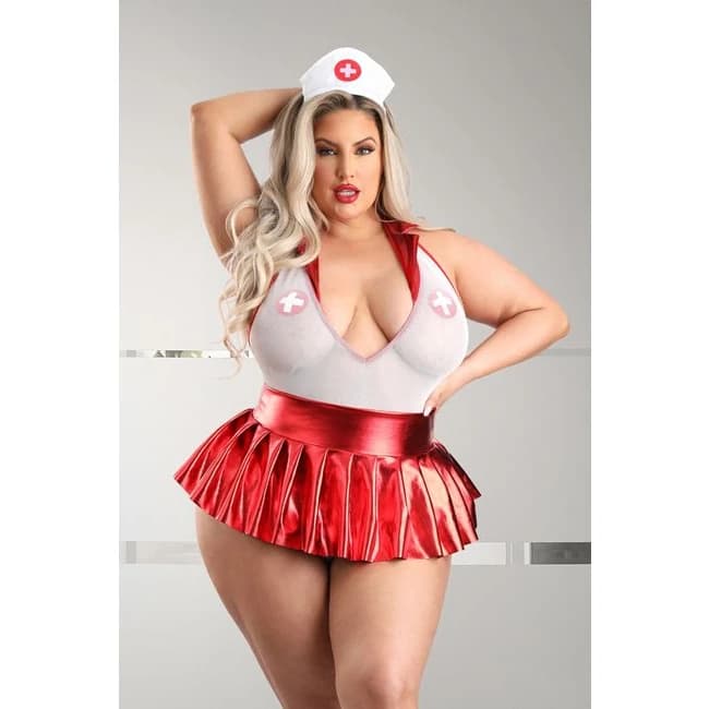 PULSE CHECK NURSE COSTUME 1X2X  - Image 1