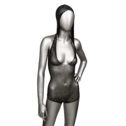 Radiance Hooded Deep V Body Suit - Image 2