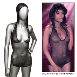 Radiance Hooded Deep V Body Suit - Image 5