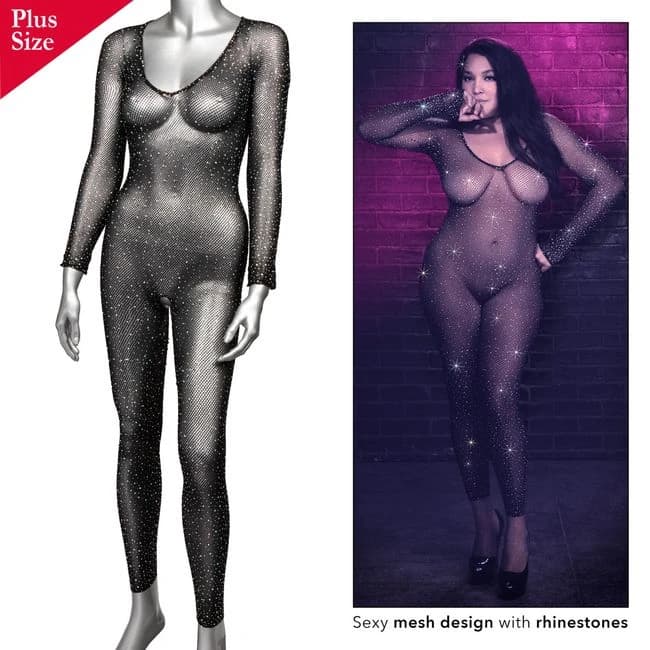 Radiance Plus Crotchless Full Bodysuit - Image 5