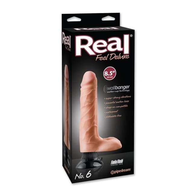 Real Feel Deluxe #6 Flesh 8.5in - Image 1