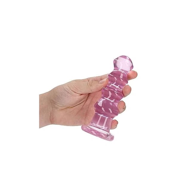 Realrock Curvy Dildo or Butt Plug Pink - Image 3