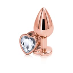 Rear Assets Rose Gold Heart Medium Clear, image 1