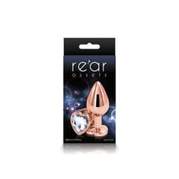 Rear Assets Rose Gold Heart Medium Clear, image 2
