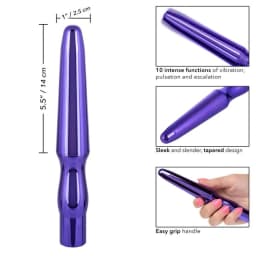 Rechargeable Anal Probe Metallic Purple, image 5