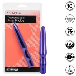 Rechargeable Anal Probe Metallic Purple, image 6