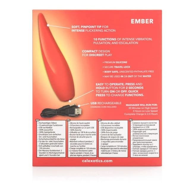 Red Hot Ember Clitoral Flickering Massager - Image 6