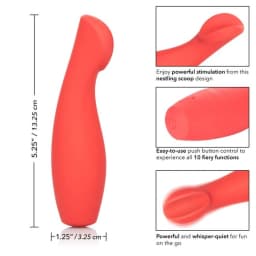 Red Hot Ignite Clitoral Flickering Massager, image 4