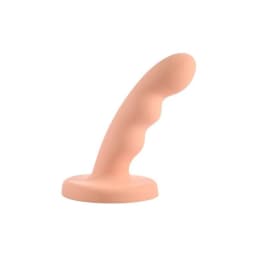 Ren 6in Silicone Dildo Peach, image 1