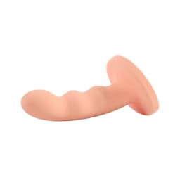 Ren 6in Silicone Dildo Peach, image 2