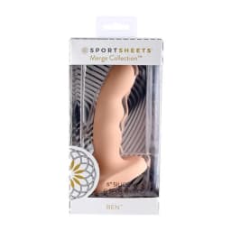 Ren 6in Silicone Dildo Peach, image 4