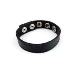 Ring Leather 5 Snaps Black - Image 4