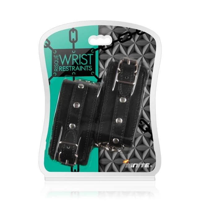 Risque Wrist Restraints Black - Image 1