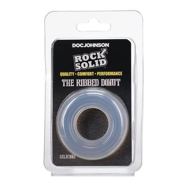 Rock Solid Ribbed Donut Translucent - Image 1