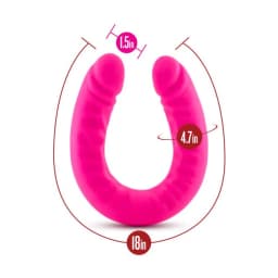 Ruse 18 Silicone Slim Double Dong, image 6