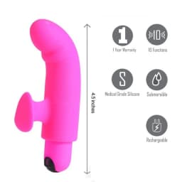 Sadie Rechargeable Silicone Finger Vibe, image 2