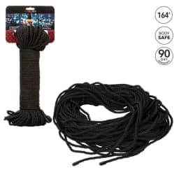 Scandal Bdsm Rope 50m/164 Ft Black, image 8