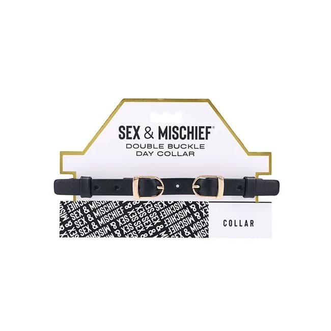 Sex & Mischief Double Buckle Day Collar - Image 1