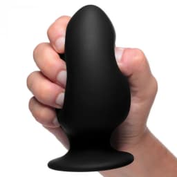 Squeeze-It Silexpan Anal Plug Large Black, image 3