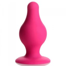 Squeeze-It Tapered Anal Plug Pink Small, image 2