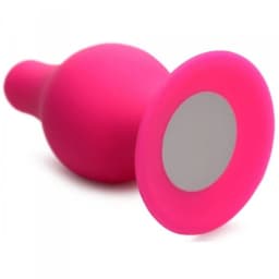 Squeeze-It Tapered Anal Plug Pink Small, image 3