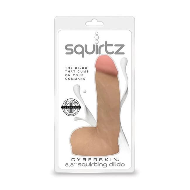 Squirtz Cyberskin 8.5 Squirting Dildo " - Image 1
