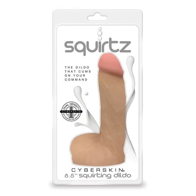 Squirtz Cyberskin 8.5 Squirting Dildo " - Image 2