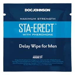 Sta-Erect Delay Wipes W/ Pheromone, image 1