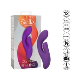 Stella Liquid Silicone Dual Pleaser Purple, image 6
