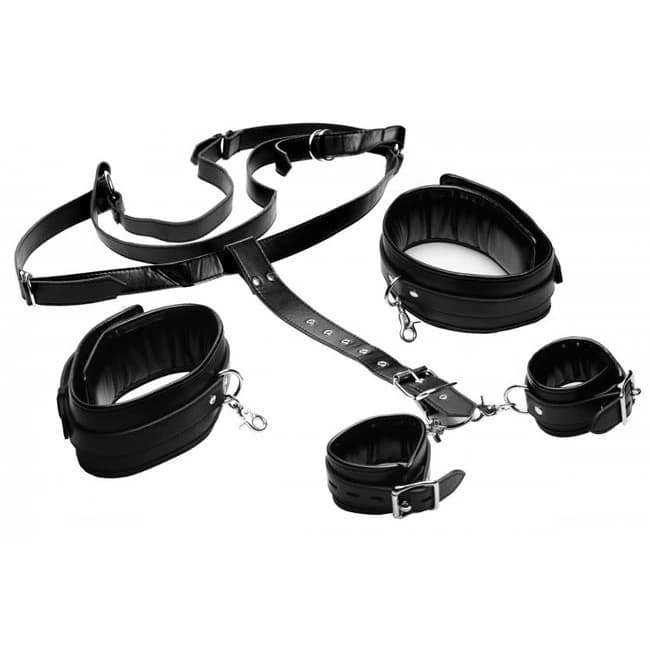 Strict Thigh Sling W/wrist Cuffs - Image 1