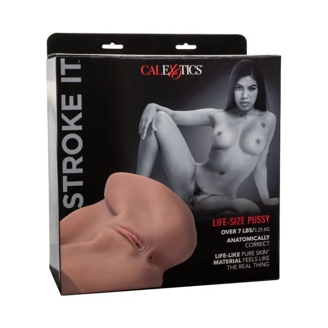 Stroke It Life-size Pussy Brown - Image 4