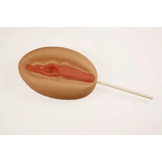 SUPER VAGINA W/STICK BUTTERSCOTCH (NET)  - Image 1