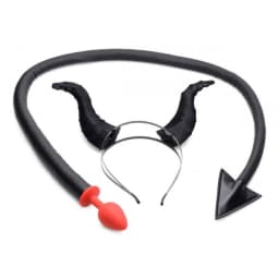 Tailz Devil Tail Anal Plug & Horns Set - Image 5