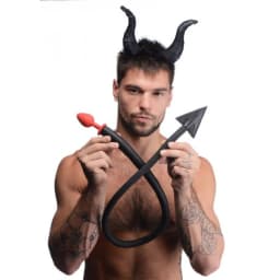 Tailz Devil Tail Anal Plug & Horns Set - Image 6