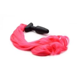 Tailz Hot Pink Pony Tail Anal Plug, image 3