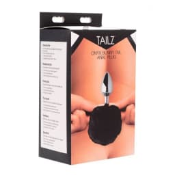 Tailz Oynx Bunny Tail Anal Plug Black - Image 3