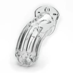 The Curve Kit 3.75in Clear Cock Cage, image 4