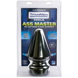 Titanmen Ass Master Butt Plug 4.5 in Black, image 3