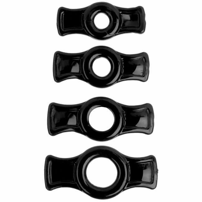 TITANMEN COCK RING SET BLACK CD  - Image 1