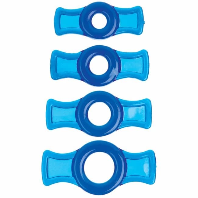 Titanmen Cock Ring Set Blue Cd - Image 1